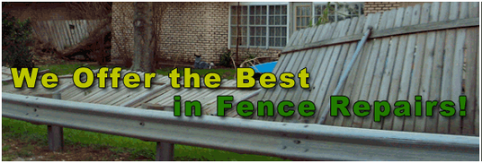 offering the best in fence repair hurst